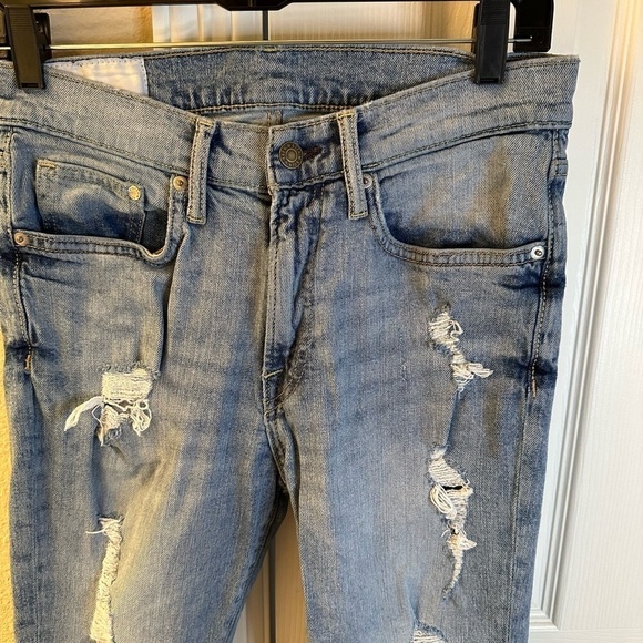 H&M Light Blue Distressed Skinny Jeans - Picture 2 of 8